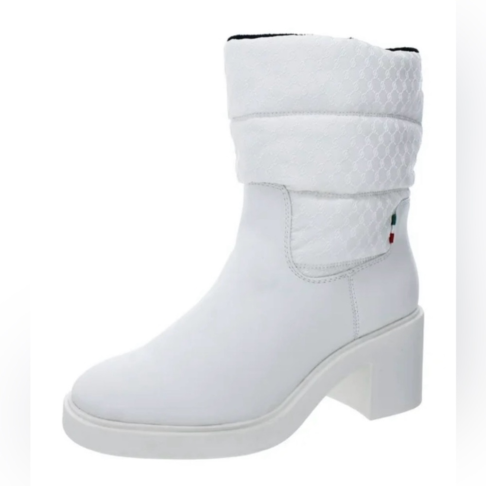 Franco Sarto Women's L-Snow Mid Calf Boots White
